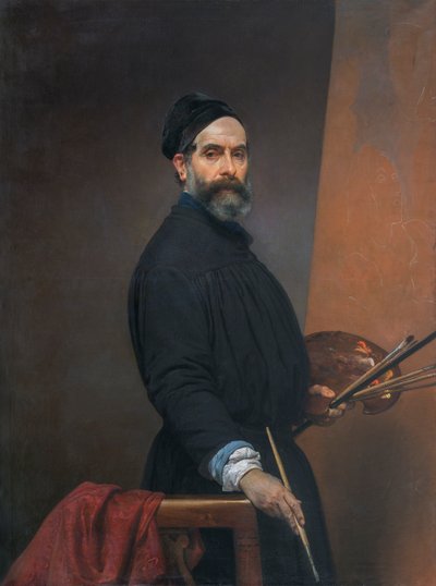 57歳の自画像 作： Francesco Hayez