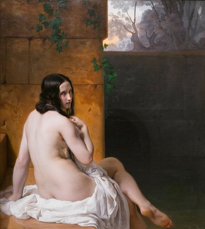 入浴中のスザンナ 作： Francesco Hayez