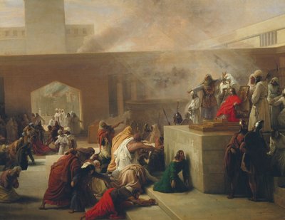ホアスの戴冠式、1839 作： Francesco Hayez