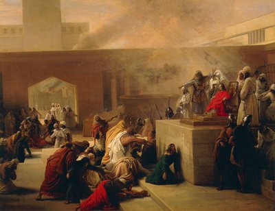 ヨアシュの戴冠式』（フランチェスコ・ハイエズ著 作： Francesco Hayez