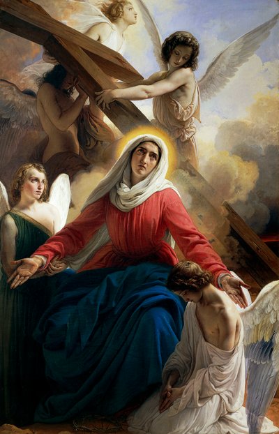 フランチェスコ・ハイエズの「The sorrowful 作： Francesco Hayez