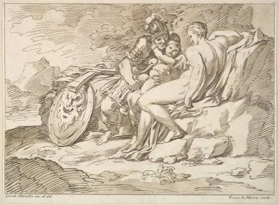 金星、火星、キューピッド、1725-80。 作： Francesco Lamarra