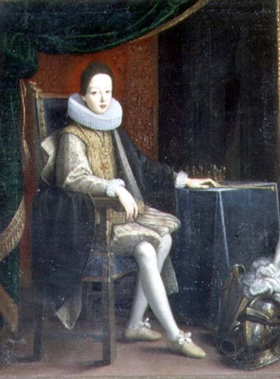 神聖ローマ皇帝フェルディナント2世（1578-1637）の肖像 1623年 作： Francesco Ligozzi