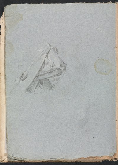 Verona Sketchbook：Drapery study page 10、1760。 作： Francesco Lorenzi