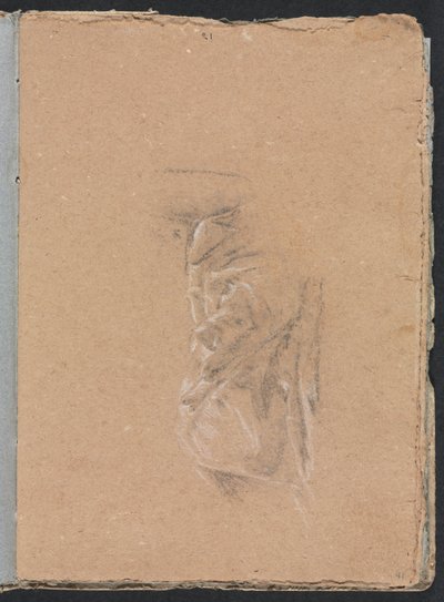 Verona Sketchbook：Drapery study page 41、1760。 作： Francesco Lorenzi