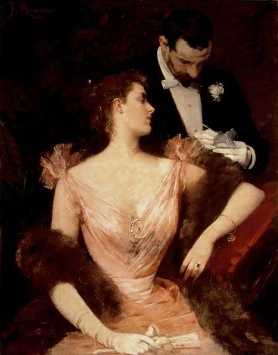 ワルツへの招待、1894年頃（油彩） 作： Francesco Miralles Galaup