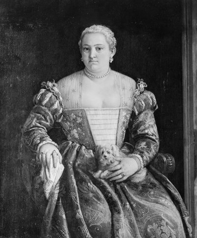 女性の肖像画。 作： Francesco Montemezzano