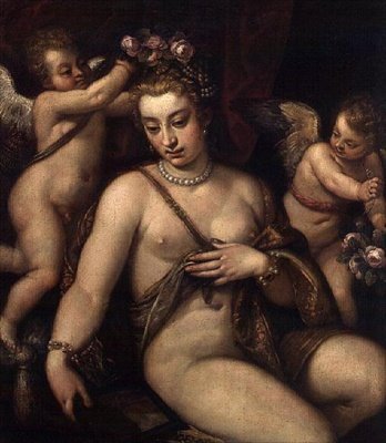 ビーナスとケルブス 作： Francesco Montemezzano