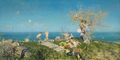 春と愛、1878年。 作： Francesco Paolo Michetti