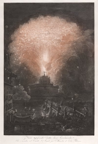 風車と呼ばれる人工の火 作： Francesco Piranesi