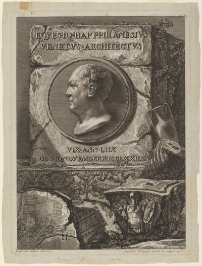 ジョヴァンニ・バッティスタ・ピラネージ 作： Francesco Piranesi