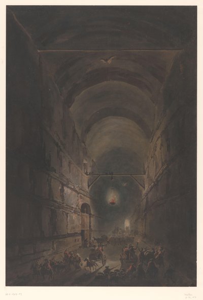 ポジリポの洞窟 Posillipo bij ナポリの洞窟 作： Francesco Piranesi