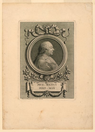 教皇ピウス 6 世 (1775-1799) 作： Francesco Piranesi