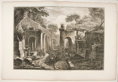 ポルタ デルの眺め 作： Francesco Piranesi