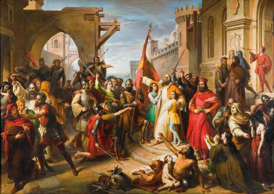 アンコネタンの誓い、1850年代。 作： Francesco Podesti