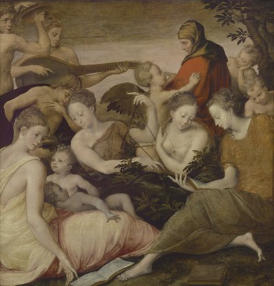 音楽芸術、1565年 作： Francesco Primaticcio