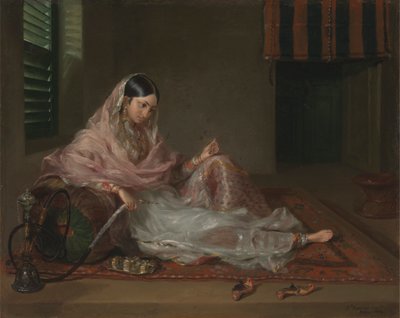 リクライニングするイスラム教徒の女性 作： Francesco Renaldi