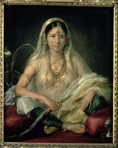モーグル夫人の肖像、1787 作： Francesco Renaldi
