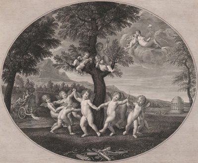 プロセルピナのレイプを祝うキューピッド、1805-12。 作： Francesco Rosaspina