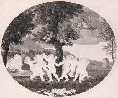 プロセルピナのレイプを祝うアモリーニ、1805-12。 作： Francesco Rosaspina