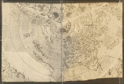 1506 コンタリーニ・ロゼッリ世界地図 作： フランチェスコ・ロッセリ