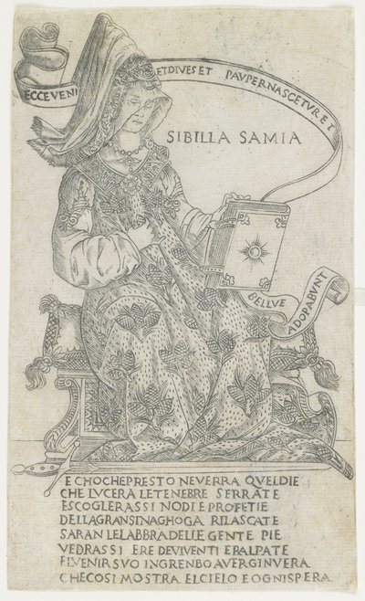サミアン・シビル：広義、1485-1500 作： Francesco Rosselli