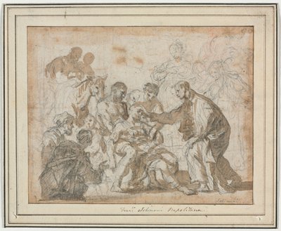 聖マウラスの奇跡 作： Francesco Solimena