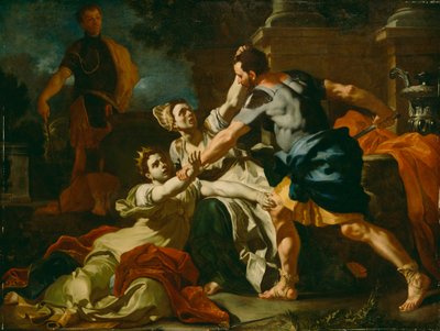 メッサリーナの死、1704〜12年頃 作： Francesco Solimena