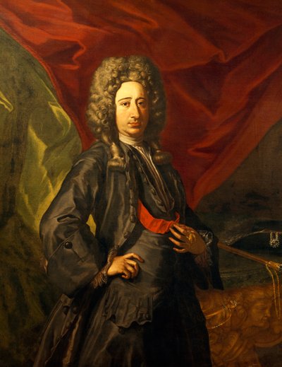 フランチェスコ・ソリメーナ（1657-1747）の「金羊毛の騎士の肖像」、油彩・キャンバス、イタリア 作： Francesco Solimena