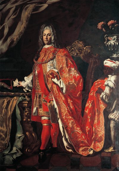 マッダローニ公爵マルツィオ・カラファの肖像（フランチェスコ・ソリメーナ（1647-1747）作 作： Francesco Solimena