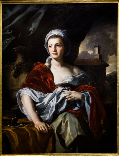 女性の肖像 作： Francesco Solimena