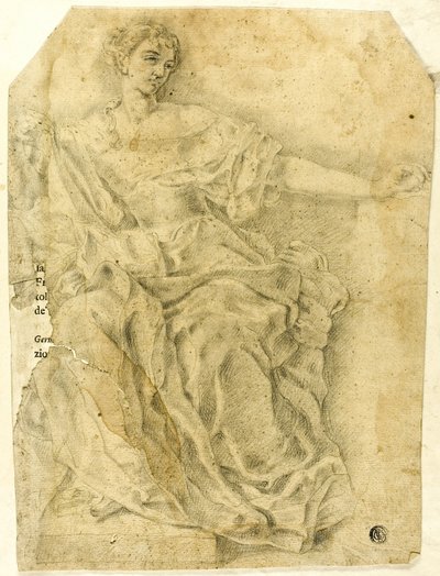 座る寓意的女性像 作： Francesco Solimena