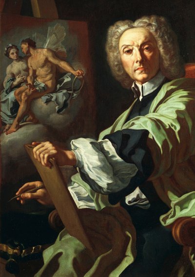 セルフポートレイト 作： Francesco Solimena