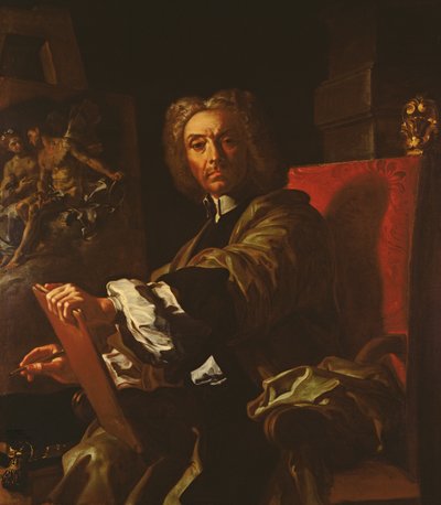 自画像、1730-31 作： Francesco Solimena
