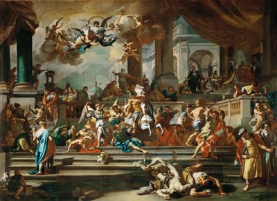 寺院からのヘリオドロスの追放 作： Francesco Solimena