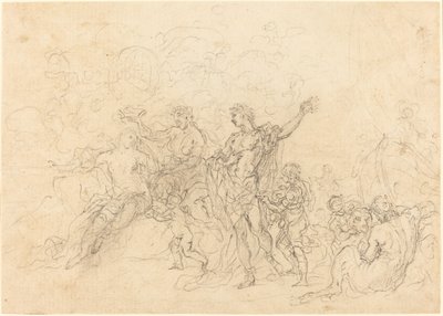 バッカスとアリアドネの結婚 作： Francesco Solimena