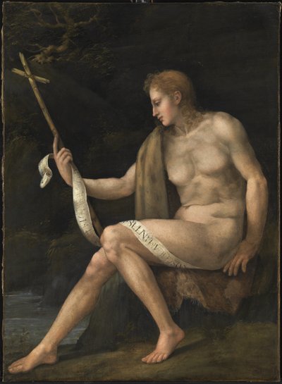 荒野の洗礼者聖ヨハネ 作： Francesco Ubertini Bacchiacca
