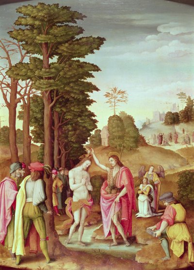 キリストの洗礼 作： Francesco Ubertini, Il Bacchiacca