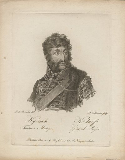 ヤコフ・ペトロヴィッチ・クルネフ1763-1812、1813 作： Francesco Vendramini