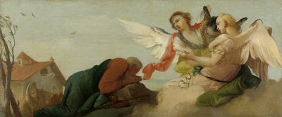 アブラハムと 3 人の天使 作： Francesco Zugno