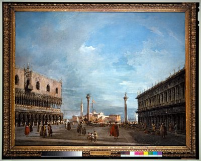 ピアッツェッタ・サン・マルコ 作： Francesco and/or Gian Antonio (1699 1761) Guardi