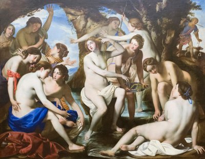 ダイアナのお風呂 作： Francesco de (c.1600 54) Rosa