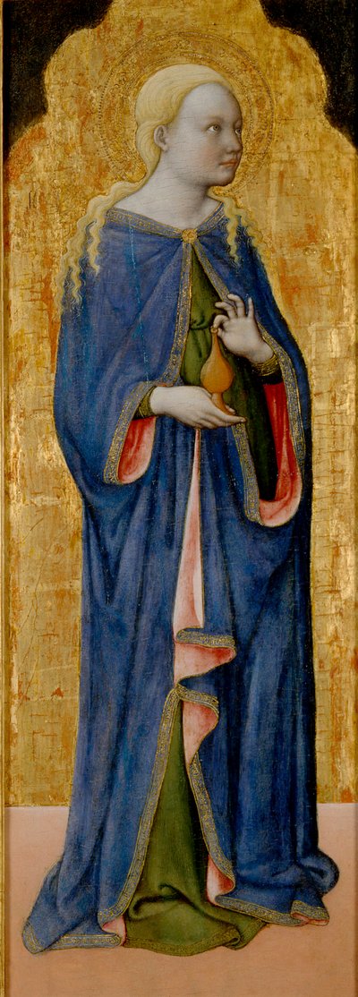 聖マグダラのマリア、c1443-1468 作： Francesco de Franceschi