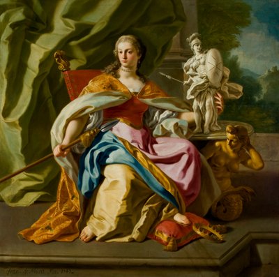 マルタ騎士団の貴族の寓話、1747。 作： Francesco de Mura