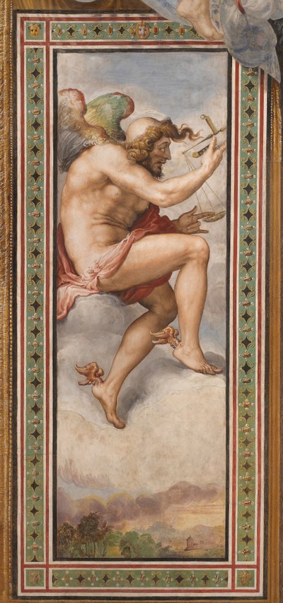 決断の時カイロス、c。 1544 作： Francesco de Rossi