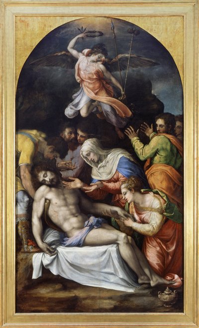 死んだキリストへの嘆き 作： Francesco de Rossi Salviati