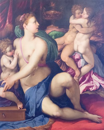 慈愛の寓意 作： Francesco de Rossi Salviati Cecchino