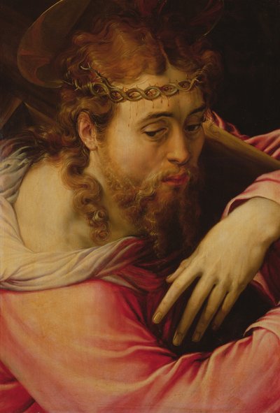 十字架を運ぶキリスト 作： Francesco de Rossi Salviati Cecchino