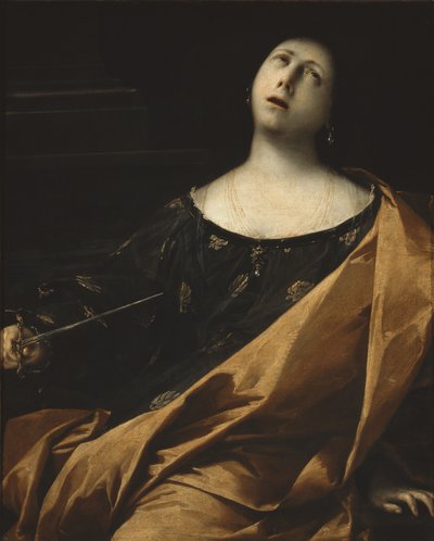 ルクレティアの死、1633-35 作： Francesco del Cairo