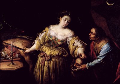 ジュディスの斬首、ホロフェルネス、1648〜54年頃 作： Francesco del Cairo